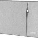 Portable Monitor Case 14 Inch, Protective Carrying Sleeve for Most 14 inch Portable Monitors,Water Resistant Portable Display Bag with Accessory Pocket,Size-13.5"x8.8" Gray