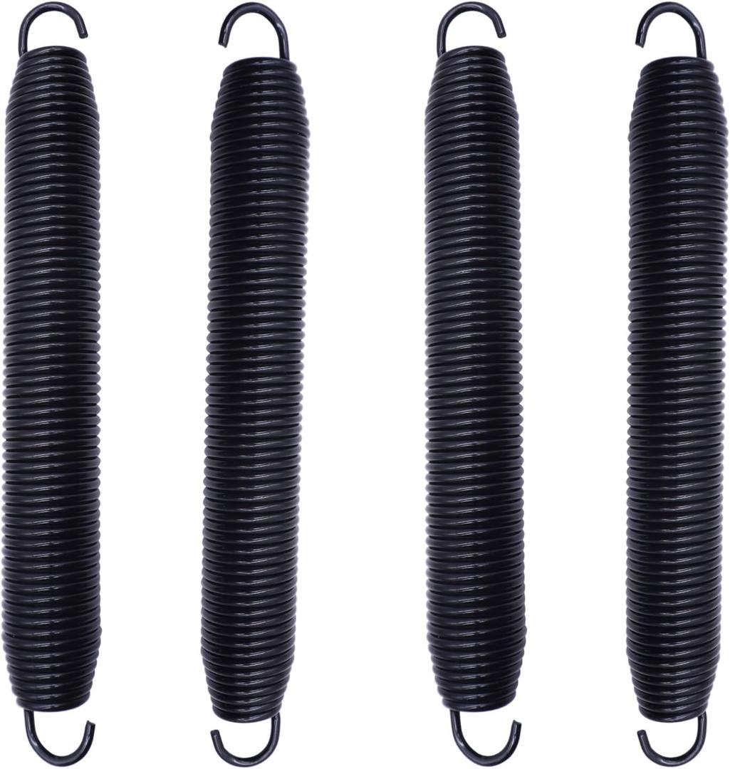 R3847 Replacement Spring Kit (4-Pack) for HWH Hydraulic Leveling Jacks - 13-3/8" Heavy Duty Black Springs