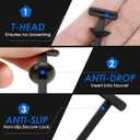 100 Pcs Cable Tie Buckle,Nylon Universal Cable Tie Buckle,Zip Clips For Cars Daily Repair Heavy Duty Automotive Self-Locking