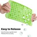 Mini Ice Cube Tray for Freezer: FDDBI Small Ice Trays for Freezer with Bin - 1174PCS Easy Release Nugget Ice Tray - Crushed Ice Tray with Container