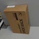 Wall Mounted Shoes Rack 2Pack with Sticky Hanging Strips, Plastic Shoes Holder Storage Organizer,Door Shoe Hangers (SM03-Black-2)