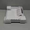 4-Way Expandable Pull Out Cabinet Organizer  Width (12.2"-17.5") & Depth (13.4"-23") Expandable Slide Out Drawer with 3 Rails, No-Drill Sliding Shelves for Kitchen & Pantry Organization (White)