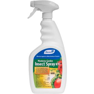 Monterey (LG6133 - Garden Insect Spray, Ready to Use Insecticide/Pesticide for Control of Insects (32 oz.)