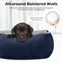 X-Large Dog Bed Rectangle Washable Orthopedic Soft Calming Sleeping Durable Pet Cuddler with Anti-Slip Bottom