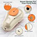 2 x 3 In 1 Pet Brush for Shedding, Portable Hair Removal Tool for Cats and Dogs, Deshedding Grooming Brush for Indoor Pets