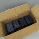 GOODFOEVER 4 Pack Solar Fence Lights Solar Post Accent Light/Wall Light for Outdoor, Yard, Fence, Porch and Garage, Body in Aluminum and Glass Waterproof