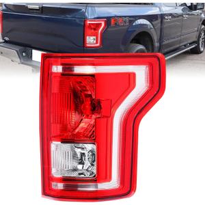 Boine Right Passenger Side Tail Light Compatible With 2015 2016 2017 Ford F150 F-150 Rear Light Brake Lamps - Bulb Included(Right Passenger Side)