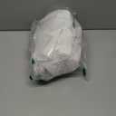 Glass Door Knobs with Lock, Matte Black Crystal Door Knobs Interior for Privacy Use, Octagon Vintage Antique Crystal Doorknob Set for Bathroom & Bedroom, 3 Pack