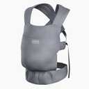 Portable Baby Carrier, Spreadable Wide Shoulder Straps with Ergonomic Support, Lightweight and Compact Baby Wrap Carrier, Cozy Fabric Care for Babys Skin, Promotes Healthy Development, Grey