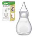 Haakaa Silicone Baby Nasal Aspirator | Nose Bulb Syringe | Easy-Squeezy Baby Nose Cleaner, Newborn Infant &Toddler - BPA Free Silicone