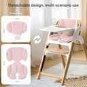 Baby Stroller Cooling Pad Universal Soft Cooler Pad Breathable Adjustable Car Seat Liner Detachable 2-Piece Cooling Cushion Fits Strollers, Car Seat, High Chair, Bassinet, Swing