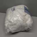 BEDELITE Fleece Throw Blanket for Couch - 300GSM Soft & Warm Fluffy Cream White Blanket, Decorative and Giftable Striped Blankets for Women, Men, 50"x60"