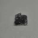 Hotop 30 Pcs Metal Drapery Curtain Rings 0.98/1.26/1.65 inch Interior Diameter and 30 Pcs Hanging Curtain Drapery Pin Hooks for Window Door Shower(32 mm,Black)