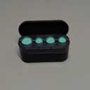 HALOBLK Larger-Capacity Coin Holder for Car Change Holder Organizer, Compatible with Most Car & Trucks, Black