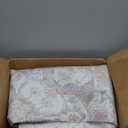 BESTSWEETIE 6x9 Area Rugs for Living Room Washable Non Slip Carpet Low Pile Soft Vintage Print Pattern Rug for Bedroom Dining Room Kitchen Entryway Indoor-Cream/Light Yellow/Brown/Blue/Red/Pink