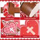 2 x Epakh 86 Pcs Valentine's Day Christian Bulletin Board Valentines Heart Classroom Decoration Valentine's Religions Cross Paper Cutouts Wall Decor for Church Holiday Birthday Wedding Party Decor