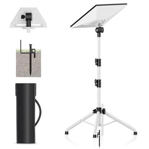 270° Tilt Angle Adjustable Starlink Mini Tripod Stand Mount for RV, Portable Pole Adapter Kit Mini Starlink Mounts for Antenna Tripod, Camping Accessory (White)