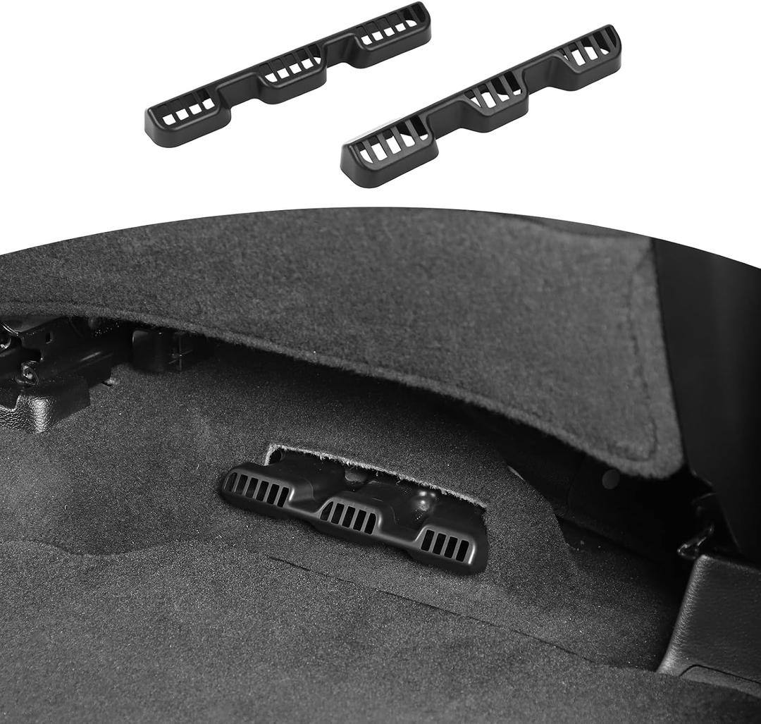 for RAM Under Seat Air Vent Cover Fit for RAM 2018-Present Black Interior Accessories 2pcs