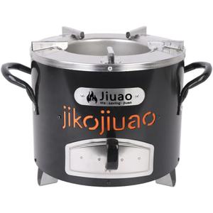 Portable Rocket Stove, Wood & Charcoal Jiko Camping Stove
