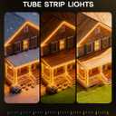 LED Strip Lights 9.8ft 110-120V,Dimmable Silicone Neon Rope Lights,Flexible Outdoor Waterproof Neon Strip Lights for Mirror,Kitchen,Cabinet,DIY Lighting
