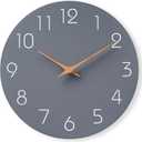 Large Wall Clock 18" Modern Silent Non-Ticking Battery Operated | Analog Kitchen Home Bathroom Living Room Bedroom Office Mordern Simple