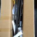 Modern Plastic Dining Chair Set of 2 with Metal Legs and Curved Back-Black