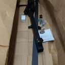 Amazon Basics J Shape Sliding Barn Door Hardware Kit, 6.6 Foot, Black
