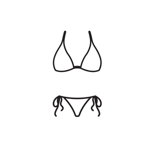 2 Piece Bikini Set U-Wire Cutout Popular Swimsuit Textured 2026 Summer Beach Swim Bathing Suits S