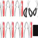 Seafood Cracker Tool Set With Lobster Sheller Stainless Steel Crab Crackers Crab Leg Fork Seafood Scissors And Storage Bag, Crab Leg Pick Utensils Set Crab Eating Tools (24Pcs)
