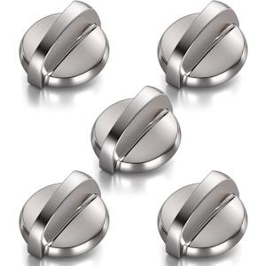 5 Pack WB03T10284 Oven Knobs Replacements for GE, 191D5100 Stove Knons Compatible with GE Range Stove Oven Replaces 1373043 AP4346312 AH2321076 EAP2321076 PS2321076