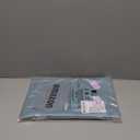 Blissful Diary Baby Splat Mat for Under High Chair, 50.4 x 50.4 Inch Wipeable Splash Mat, Waterproof and Washable, Anti-Slip Floor Protector, Slate Blue