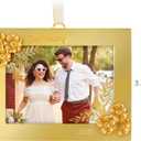 Hallmark Keepsake Christmas Ornament, Our Wedding 2025 Photo Frame, Metal, Wedding Gifts