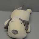 Soft Plush Pillow, Dog Stuffed Animals Toy Plushie Body Pillow Gifts for Kids, Girls & Boys (Gray, 17.7 inch)