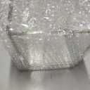 Clear Glass Decor Vase, Large Square Centerpiece Container, Smooth Gloss Floral Holder For Wedding Table Home Indoor Plant Arrangement Display  16x16x16