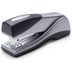 Swingline Stapler, Jam Free, Optima Grip Compact Size, Ergonomic Cushion, Metal, 25 Sheet Capacity, Silver (87816)