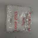 3 Inch 500 Pcs Plastic Fasteners Hang Tags Clear Snap Lock Pins Security Loop Price Tag Pins Safety Ring Ties for Retail Store Clothing Accessory (3 500pcs, Clear)