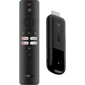Xiaomi TV Stick 4K (2nd Gen) Streaming Media Player Device Google TV Cast Dolby Vision HDR10+ Atmos Dual Band Wi-Fi 6 with 360° Bluetooth Voice Remote Control