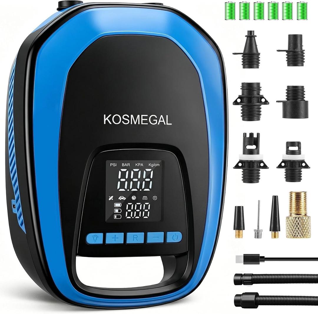 Paddle Board Electric Pump, High Pressure SUP Pump with Inflation & Deflation, Auto-Off, Portable Air Pump for Inflatables and Kayaks