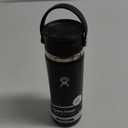 Hydro Flask Wide Mouth Bottle with Flex Sip Lid - Insulated Water Bottle Travel Cup Coffee Mug Black 20 oz