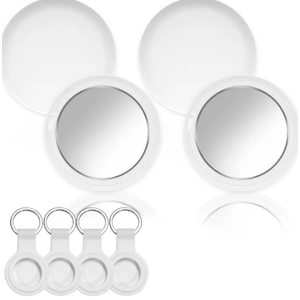 Tracker Tags4 Pack [Apple MFi Certified] Air Pair with Apple Find My(iOS Only) Smart Bluetooth Tracking Tags Key Finder Item Locator Waterproof Worldwide Tracker for Pets Wallet Backpack Dogs Luggage