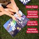 Hopscotch Girls Science! STEM Sticker Activity Book - Fun & Educational for Kids Ages 4-8 - Creative Play - Toddler - 24 Pages