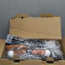 Umatoll Colorful Lighting Baby Balance Bike Toys for 1 Year Old Boys Gifts, Adjustable Seat Baby Walker, One Year Old Boy Birthday Gifts, 12-24 Months Toddler First Ride on Toys (Black)