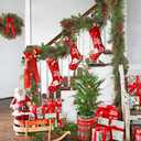 RECUTMS 4.6ft Christmas Garlands Christmas Decorations Pine Garland with Pine Cones and Red Berries Holiday Garland for Indoor Tabletop and Stair Railing Xmas Decorations Elegant Holiday DcorGreen