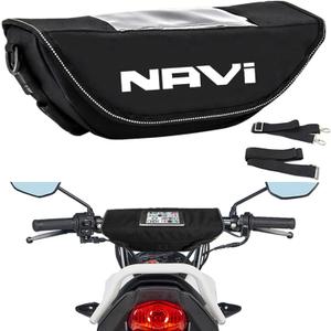 For Navi 110 navi 110 2025 2024 2023 2022 2021 Motorcycle Accessories Waterproof and Dustproof Handlebar Storage Bag Travel Tool Bag Waterproof Bag Handlebar Navigation Bag Navi 110 Storage Bag (B)