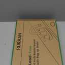 Cobbe Waterfall Bathroom Faucets 3 Hole, Matte Black Bathroom Sink Faucet Square 4 Inch Centerset with Pop-Up Drain, 2 Handle and 2 Supply Hoses, Lead-Free Stainless Steel for Vanity Sink Rv