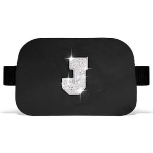 Uygafly Gifts for Teens Kids Daughter Sister Her - Birthday Gifts for 3 4 5 6 7 8 9 10 11 12 13 Year Old Girls,Fanny Pack Crossbody Bag Belt Bag Cute Trendy Stuff - White J, Black