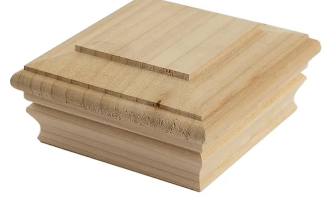 Deckorators 4 in. x 4 in. Newport Classic Cedar Post Cap