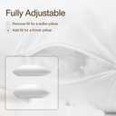 Coop Home Goods Essence Adjustable Throw Pillow Inserts 20x20, Set of 2, Adjustable Down Alternative Cushions for Couch, Bed, or Chair, Decorative Square Pillows for Living Room, Oeko-Tex Certified