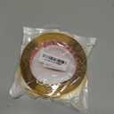 Gaahing 196.8" x 1" Brushed Gold Molding & Wall Trim, Flexible Peel and Stick Decorative Strip for Tile, Mirror, Ceiling, Floor, Panel, Cabinet