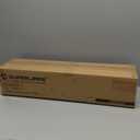 SUPERJARE 86.6 inch Narrow Console Table with Outlet, Sofa Tables, Behind Couch Table, Long Entryway Tables with Charging Station, for Living Room, Rustic Brown